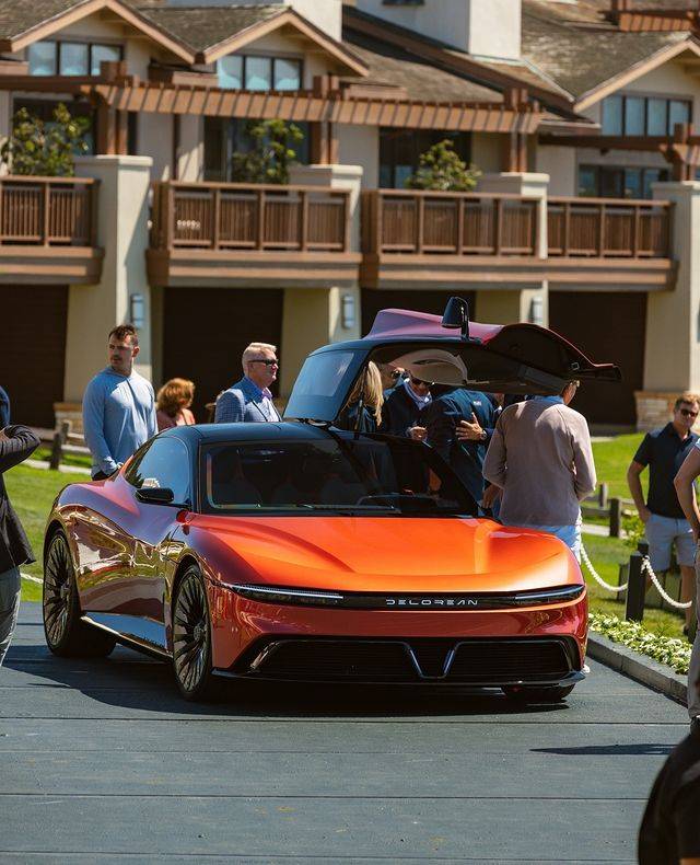 Porsche Cayenne EV DeLorean Alpha5 electric car unveiled to rival Porsche Taycan 1660944030526_0