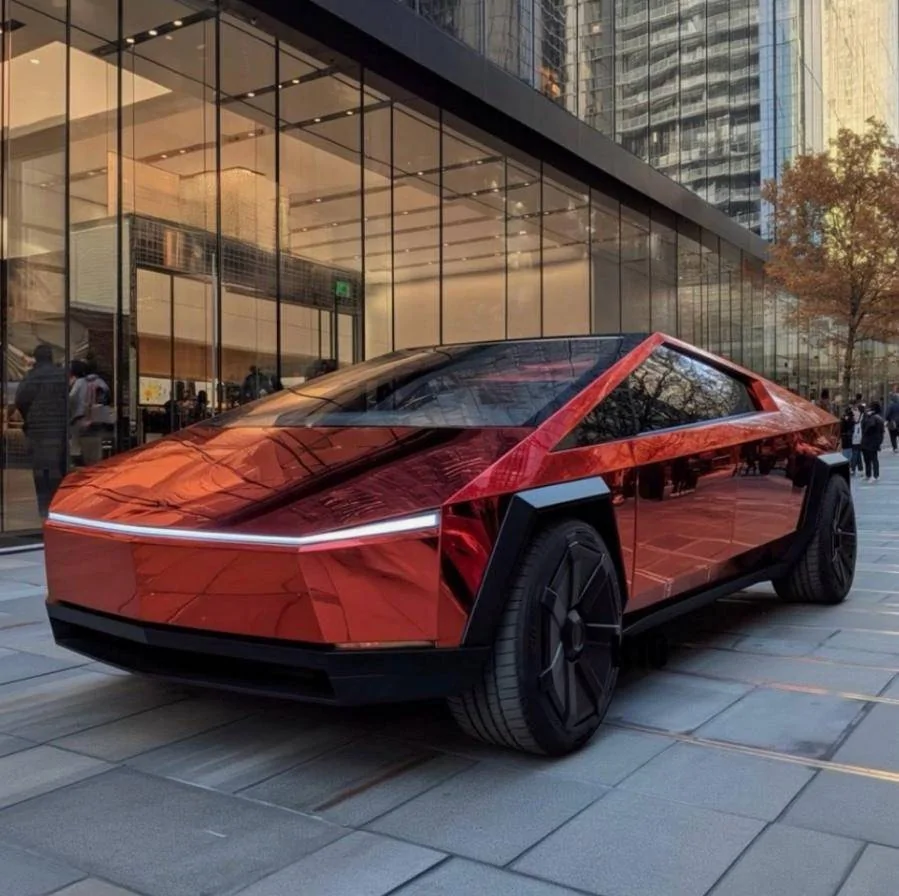 Porsche Cayenne EV Tesla Truck prototype in Houston? 1708355487135