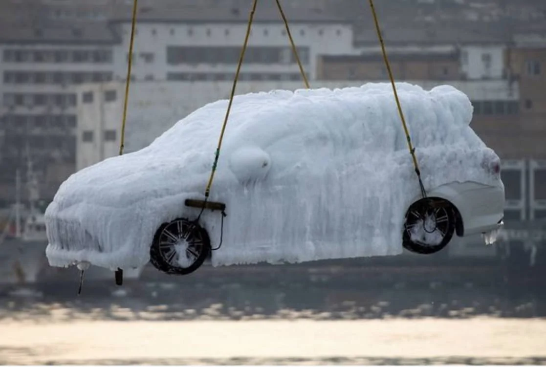Porsche Cayenne EV Frozen cars delivered to Russia 913A94F0-5AB7-4B6F-B889-01053FFCADA7