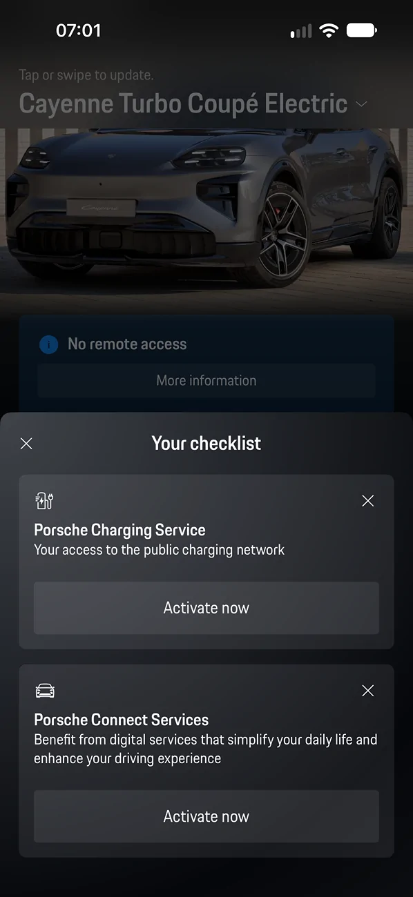 Porsche Cayenne EV UK build dates Cayenne My Porsche 2
