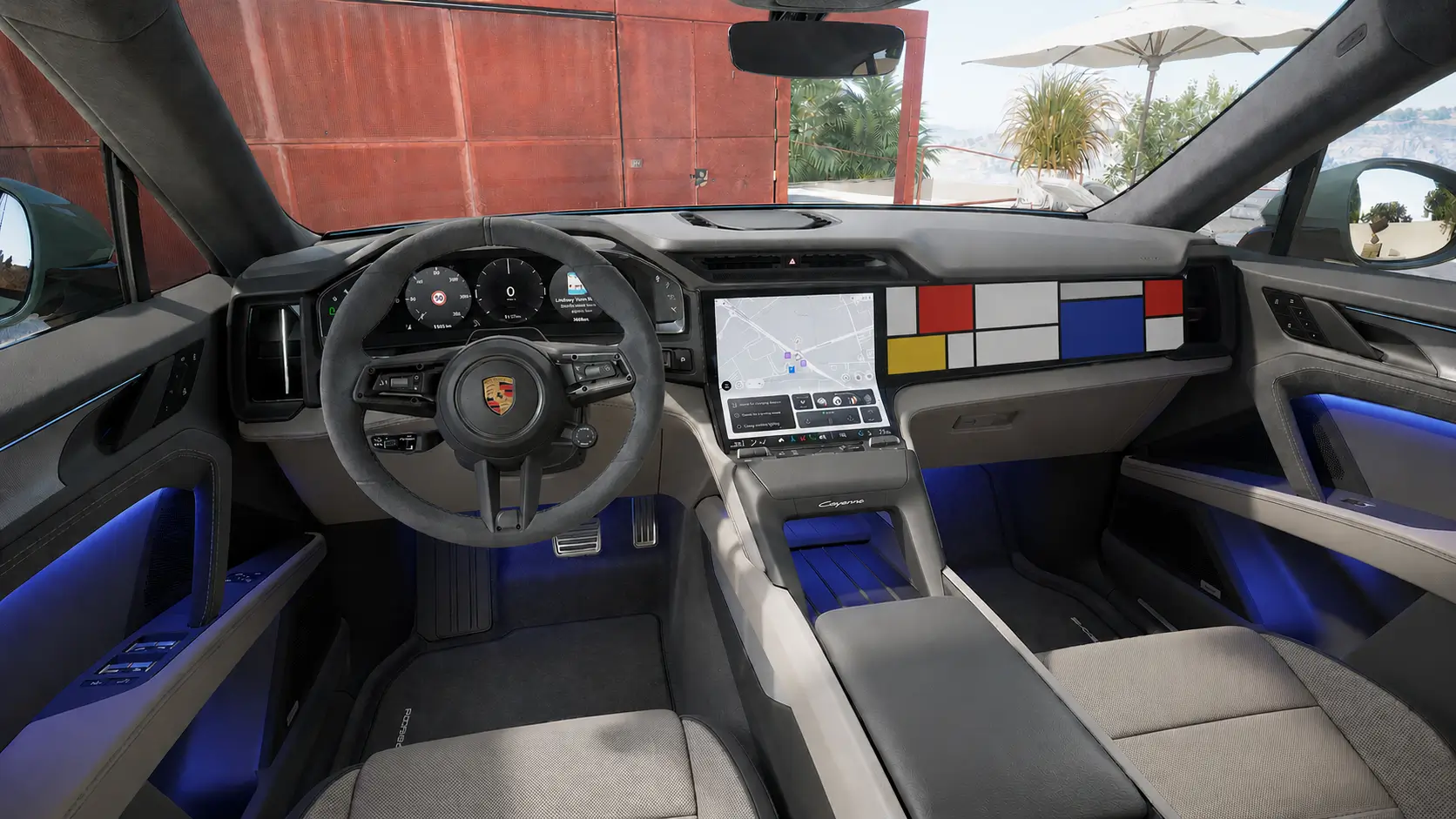 Porsche Cayenne EV Instead of Passenger Display? ChatGPT Image May 1, 2026, 08_25_57 AM