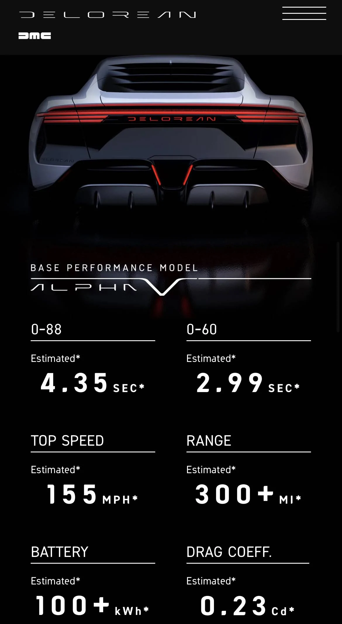 Porsche Cayenne EV DeLorean Alpha5 electric car unveiled to rival Porsche Taycan F582E991-4A3D-4D57-9C1A-F486680A4034