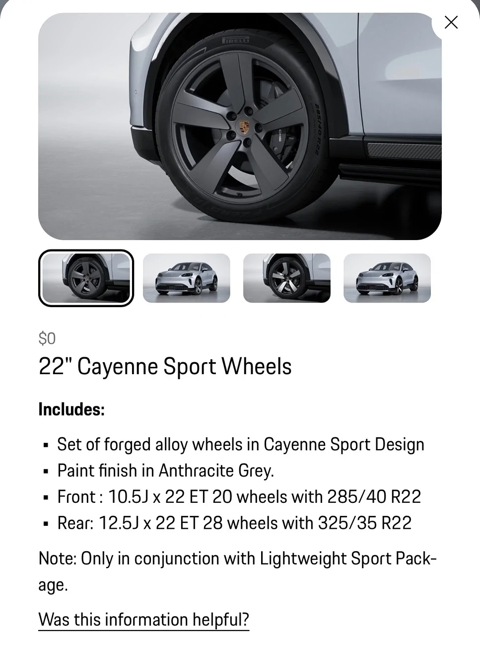 Porsche Cayenne EV When will these MY27 22” Wheels be available for purchase? IMG_0612