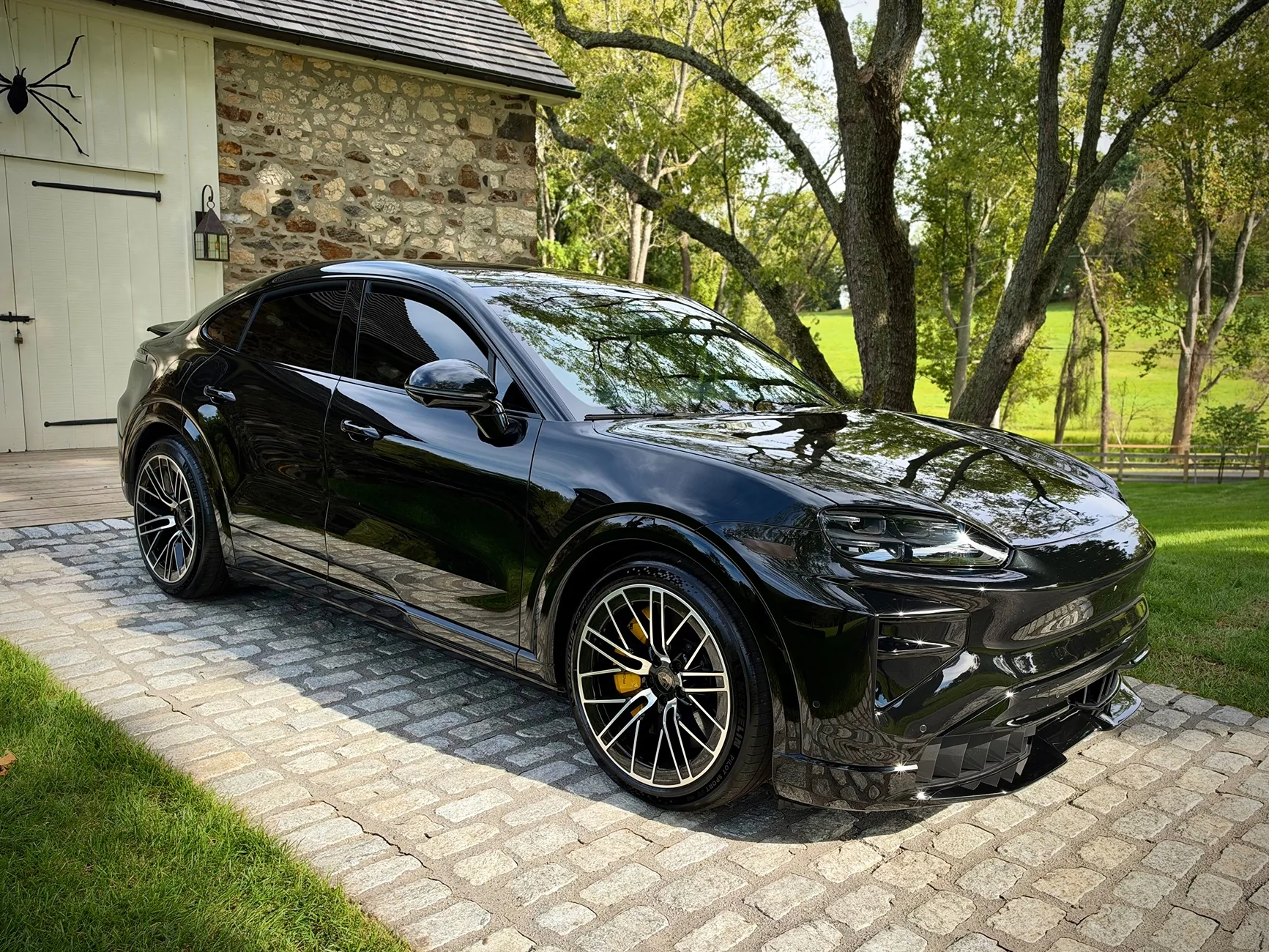 Porsche Cayenne EV Black/Beige Cayenne EV Turbo Coupe Delivered! IMG_0662