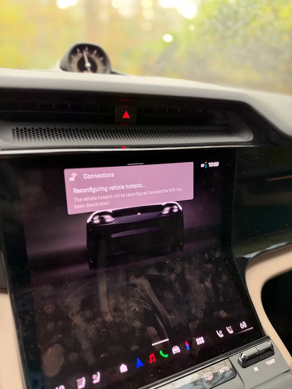 Porsche Cayenne EV New Cayenne Owner - how to disable 'reconfiguring vehicle hotspot' & climate control from Porsche app not working! IMG_0927