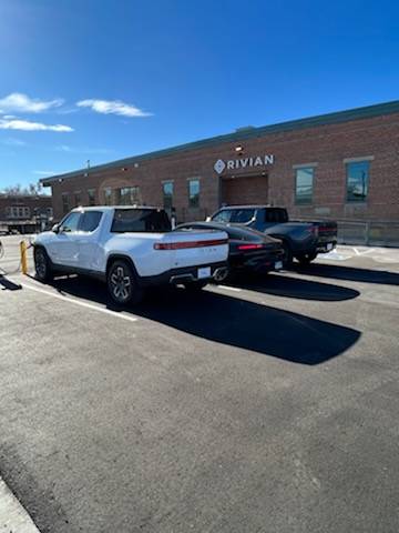 Porsche Cayenne EV Way off topic:   when my Taycan met Rivian IMG_1757.HEIC