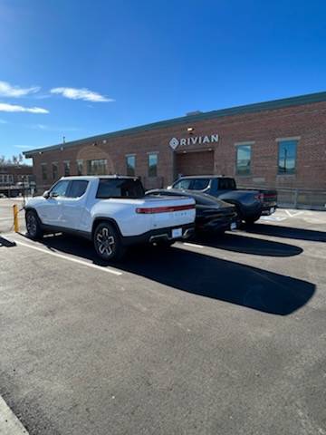 Porsche Cayenne EV Way off topic:   when my Taycan met Rivian IMG_1758.HEIC