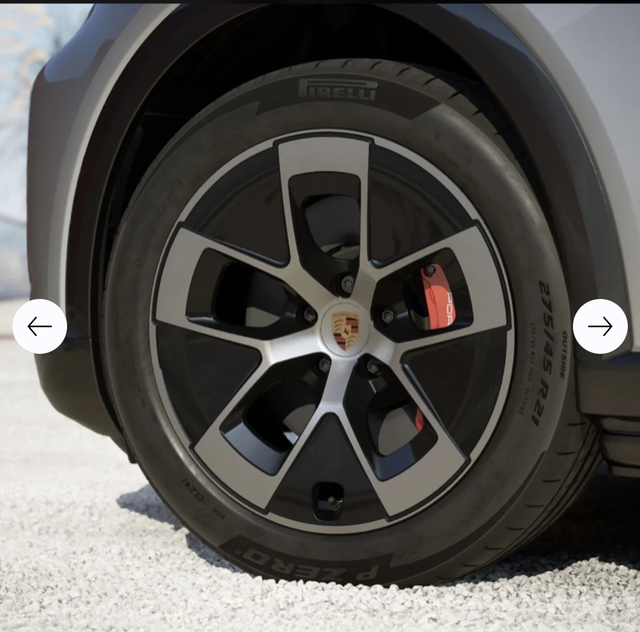 Porsche Cayenne EV 21inch Cayenne turbo aero wheels IMG_2770