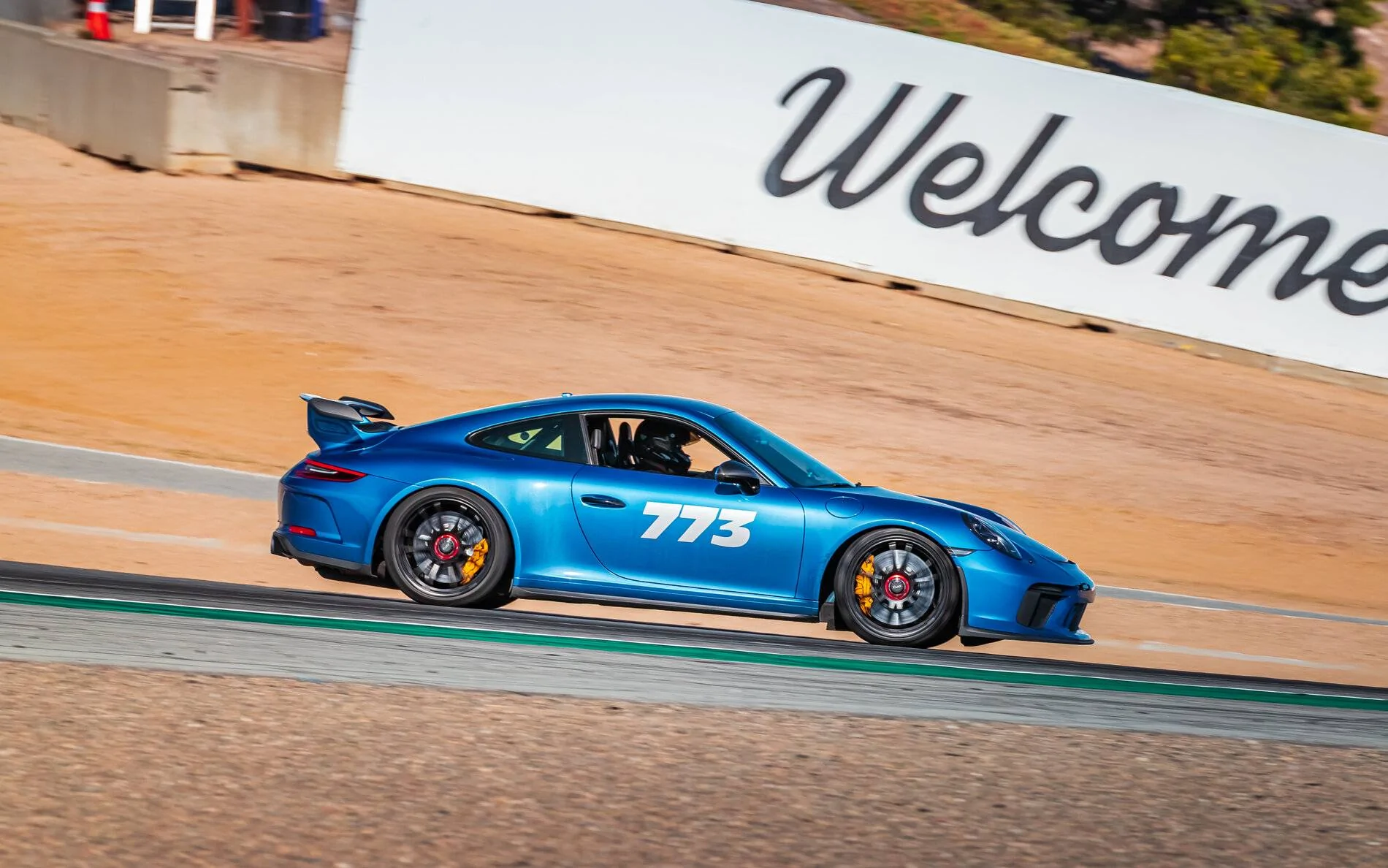 Porsche Cayenne EV Model 3 vs. Taycan Turbo S Track Race LS-12-5-2020-Porsche773-3321