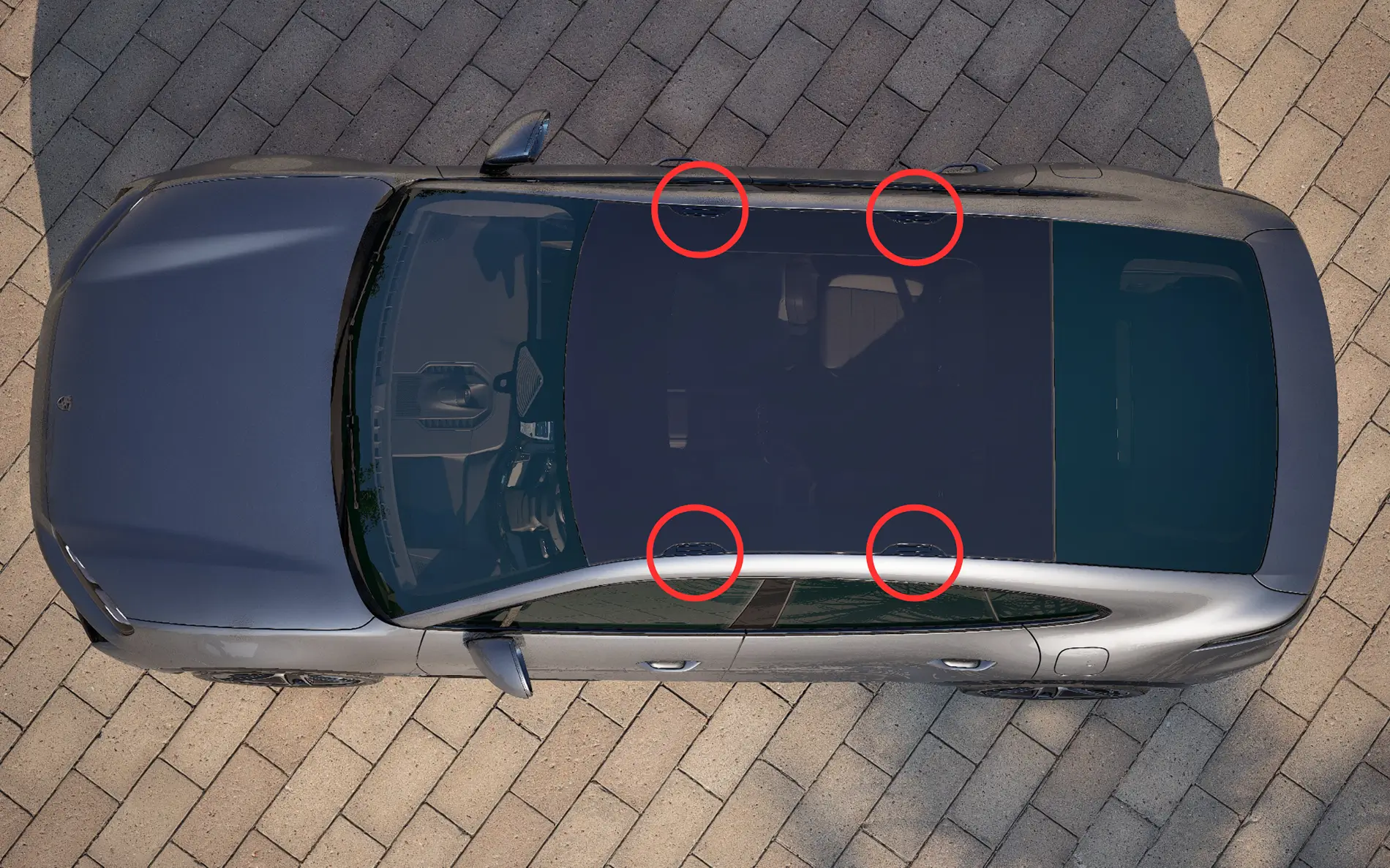 Porsche Cayenne EV How to mount stuff without roof rails? Prep for roof Transport System