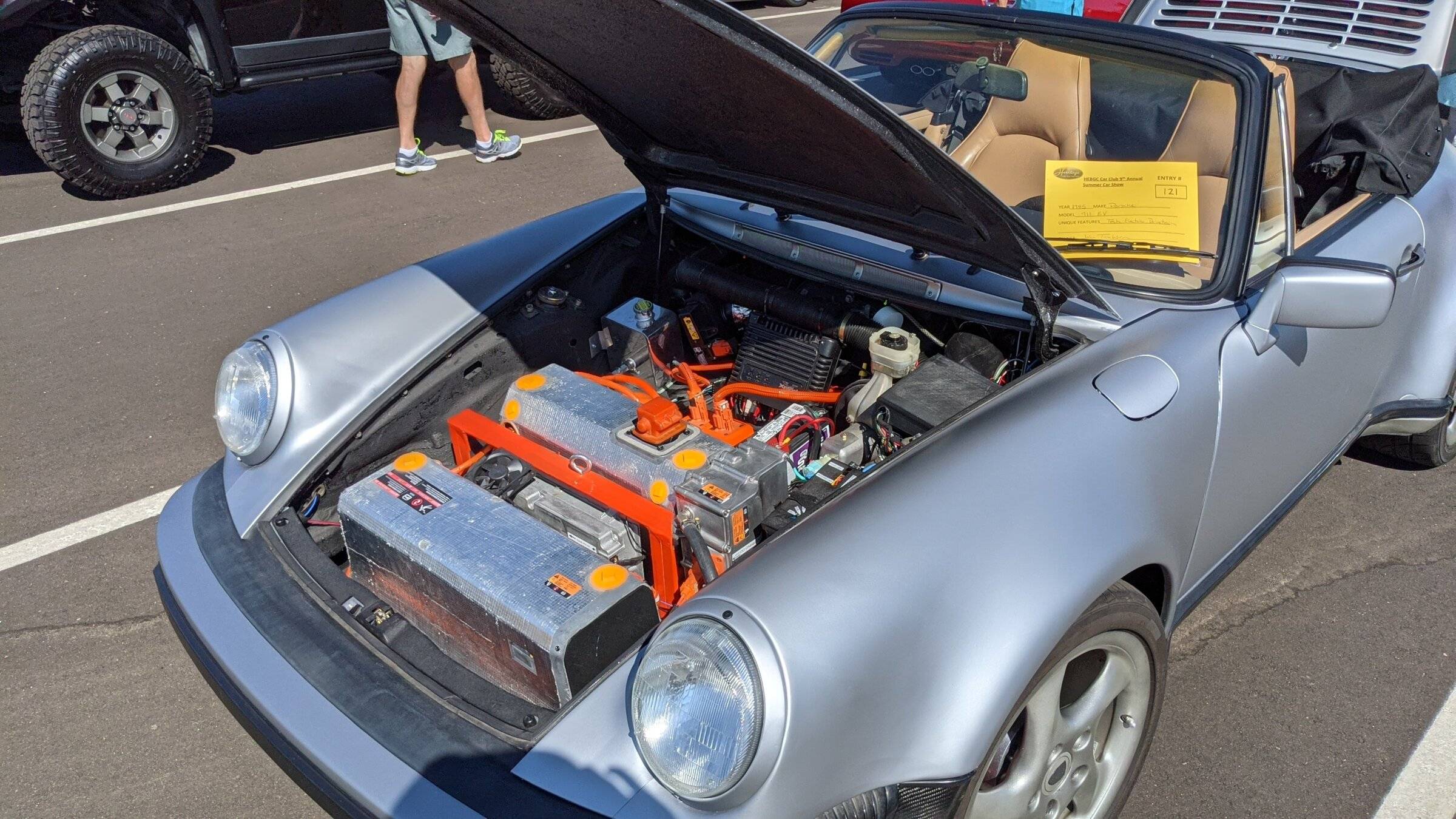 Porsche Cayenne EV Porsche: electric 911 with solid-state battery - Article link PXL_20210828_162156336