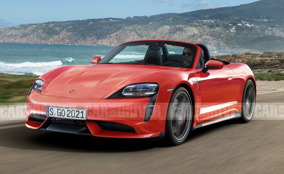 Porsche Cayenne EV Possible 2025 718 EV styling (rendering) r-6410b7f34f961.jpg?crop=0.805xw:0.787xh;0.152xw,0