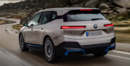 Porsche Cayenne EV BMW i4 and iX in person Screen Shot 2021-08-07 at 6.59.53 PM