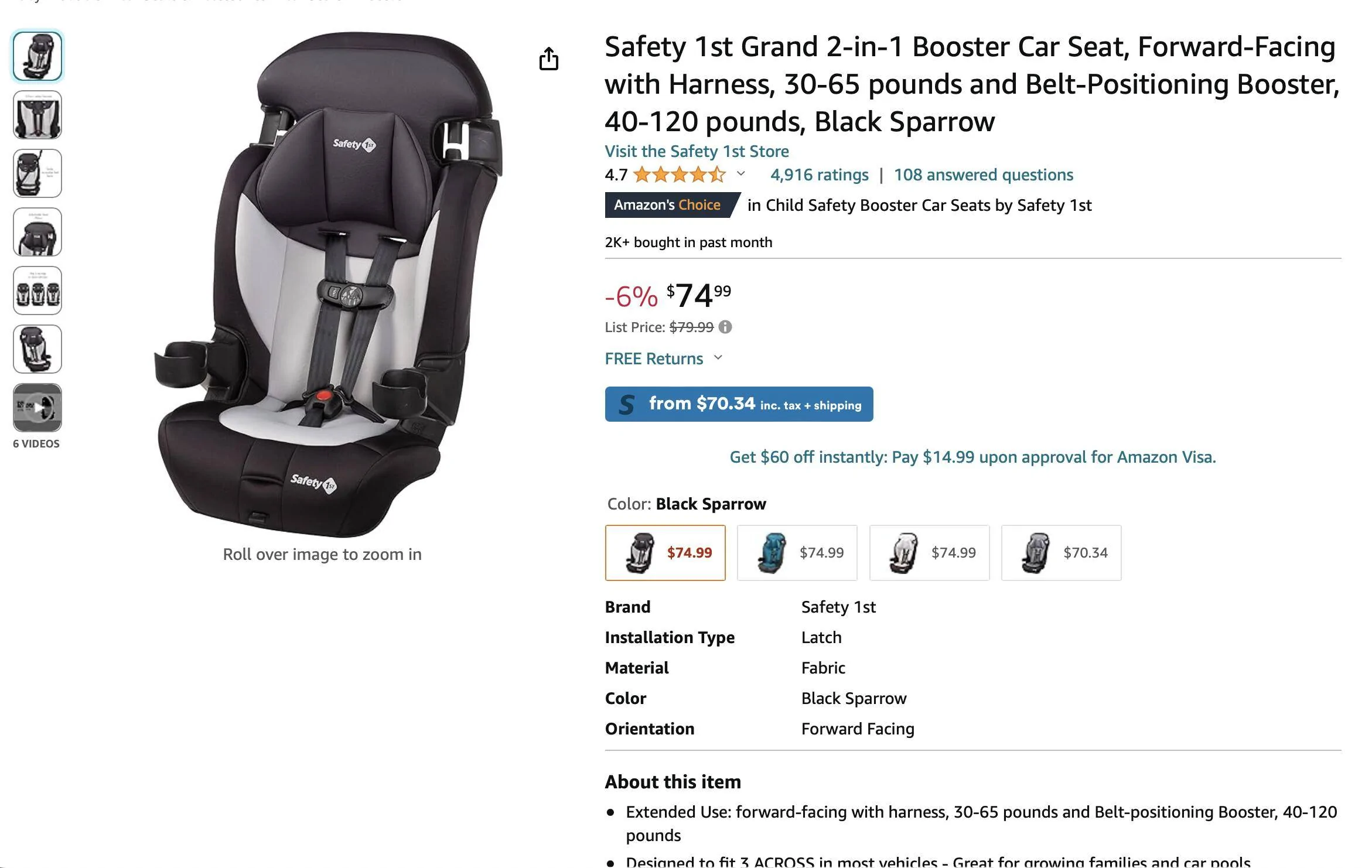Porsche Cayenne EV Does the Safety 1st Grand 2 in 1 booster car seat work in the Taycan? Screenshot 2023-11-02 at 1.12.17 PM