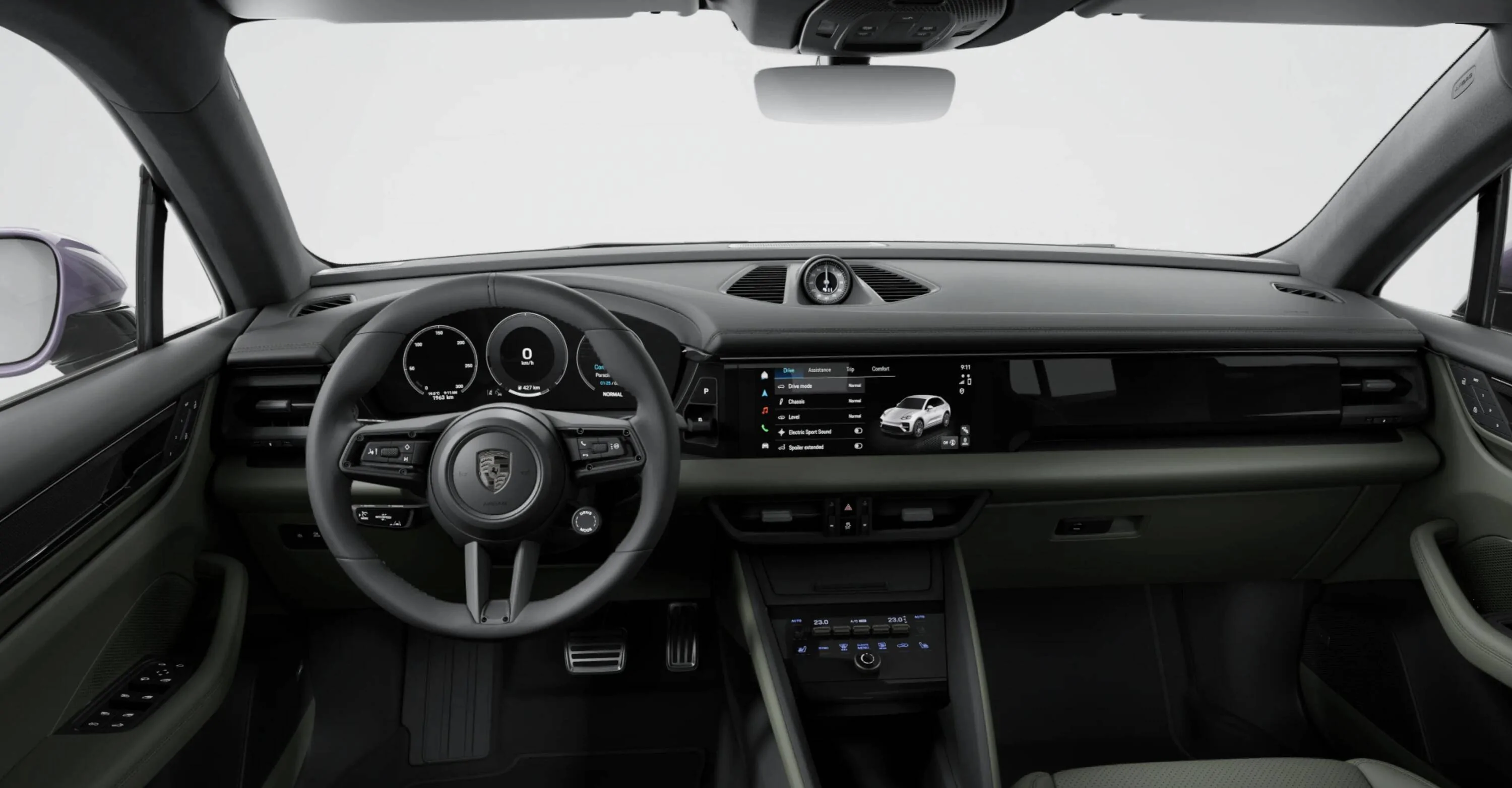 Porsche Cayenne EV Macan EV appears to have single speed transmission, unlike Taycan Screenshot 2024-01-26 at 09.32.51