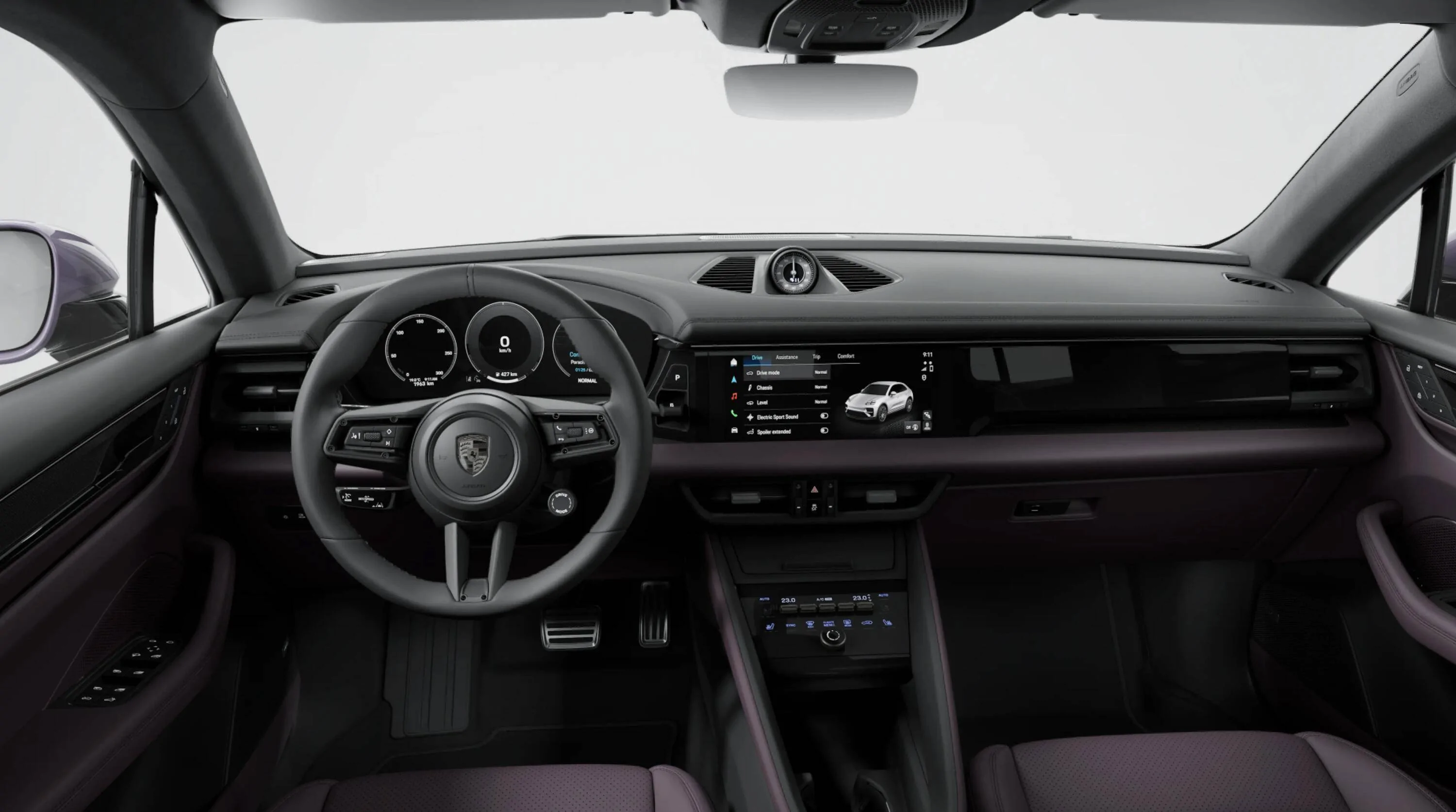 Porsche Cayenne EV Macan EV appears to have single speed transmission, unlike Taycan Screenshot 2024-01-26 at 09.34.01
