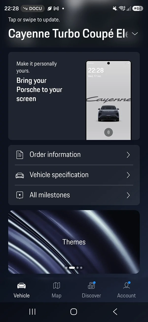 Porsche Cayenne EV Tracking Build Screenshot_20260617_222830