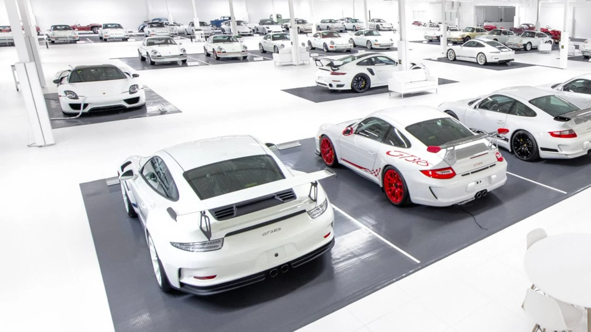 Porsche Cayenne EV All-White Porsche Collection Stashed in Secret Location Is Headed to Auction whitecol