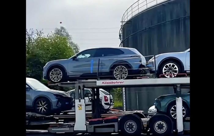 Several Cayenne EV Wheels shown in video