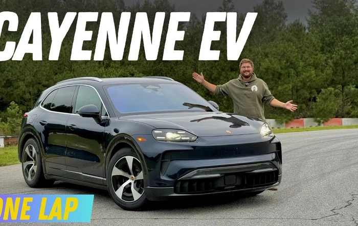 OutOfSpec One Lap tracks a Base Cayenne EV