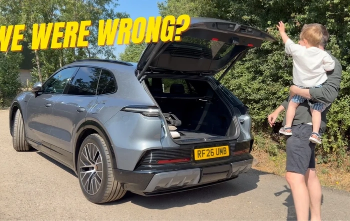 A Ver Different Cayenne EV Video Review, e.g., “A Dad’s Perspective”