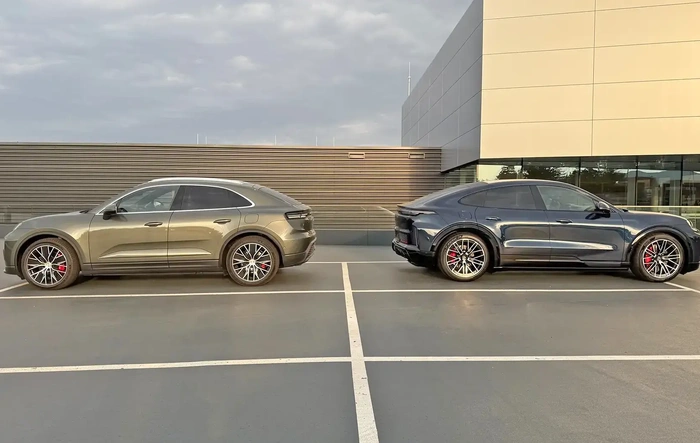 Cayenne Coupe Electric vs. Macan 4S Electric - side by side look