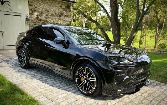 Black/Beige Cayenne Turbo Coupe Delivered!