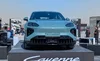Mystic Green Metallic Cayenne EV Turbo - real life outside photos from Dubai 2.webp